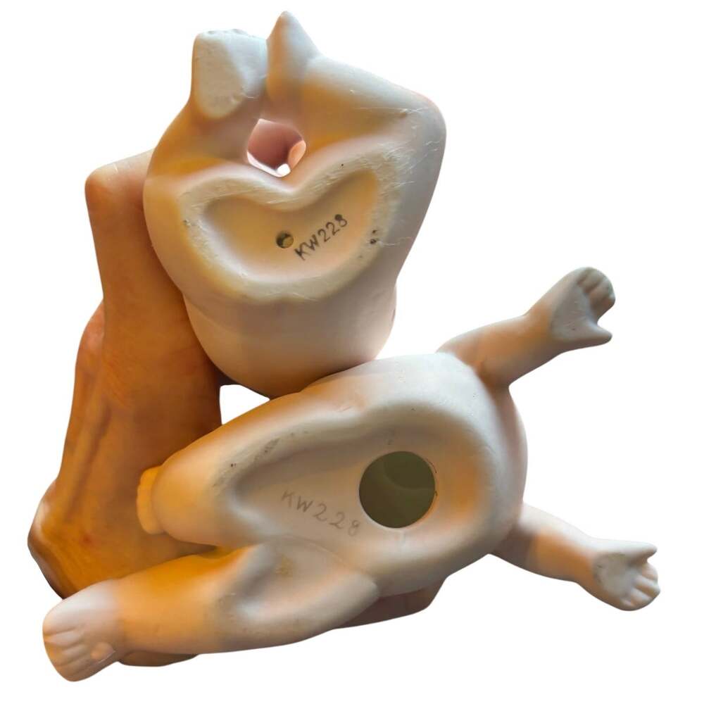 Vintage 1960's Lefton Kewpie Doll Porcelain Figurines, Set of 2, KW228 - Picture 6 of 6